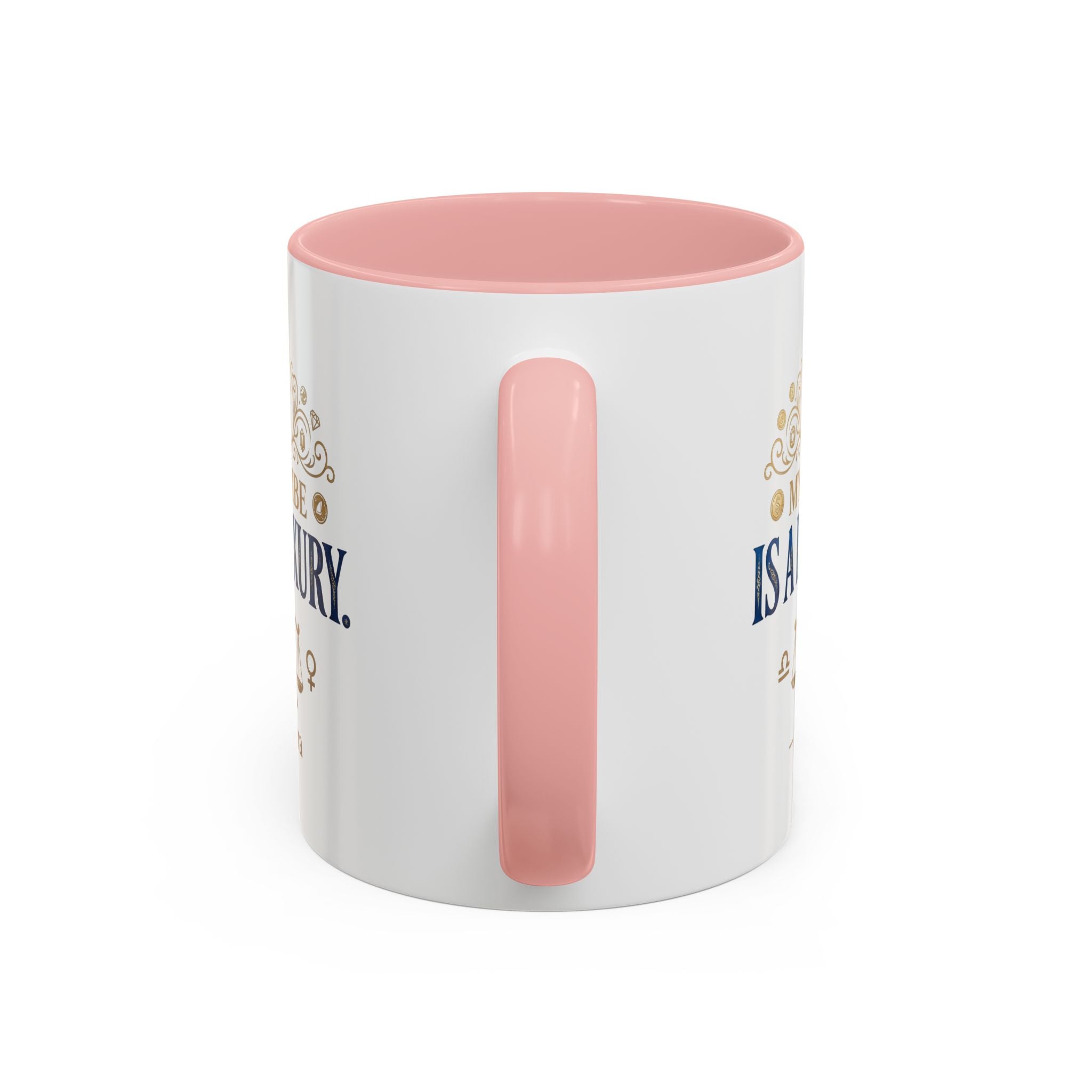 Libra Coffee Mug — "My Vibe Is A Luxury" Zodiac Accent Mug