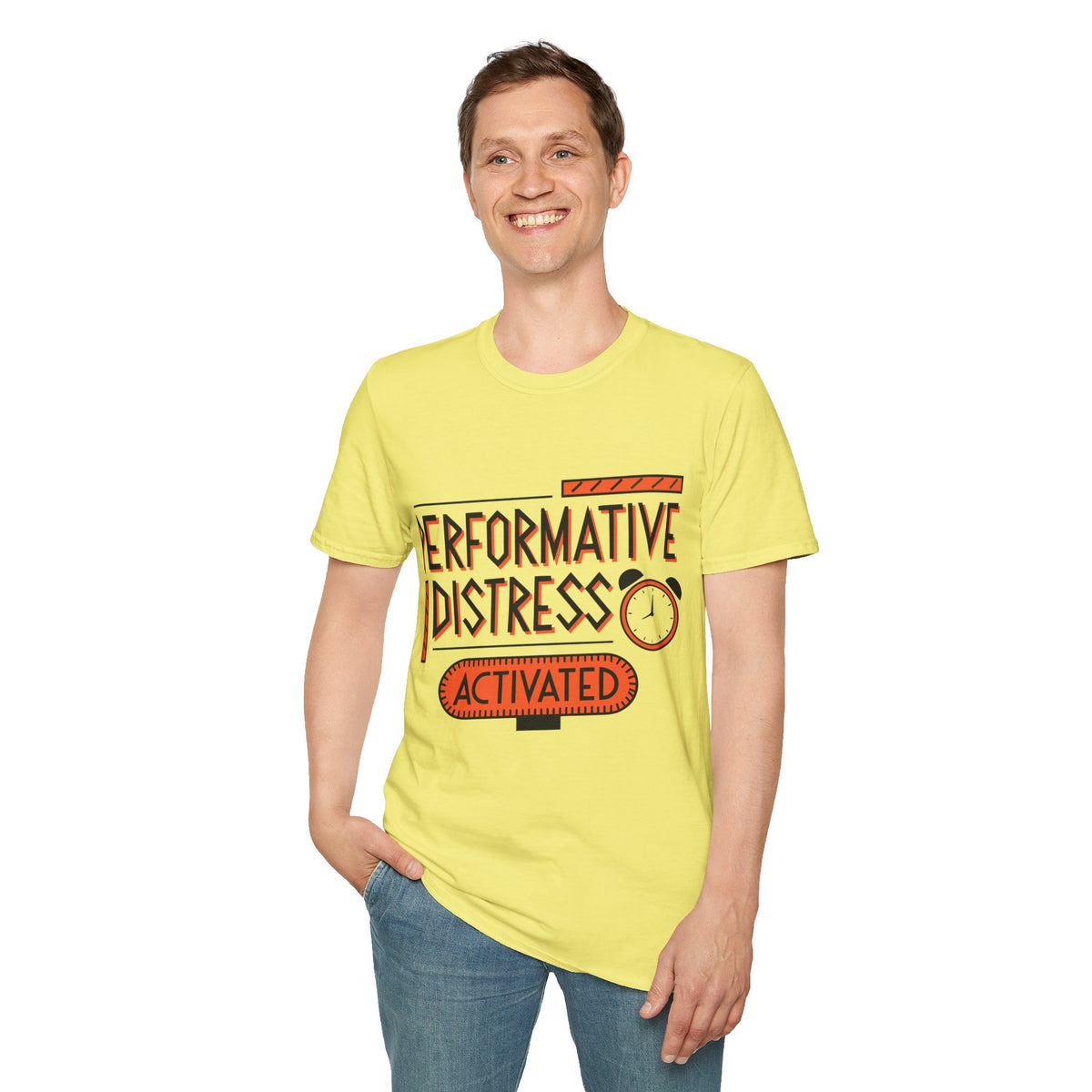 Performative Distress Activated T-Shirt - Trending Now - August 2026