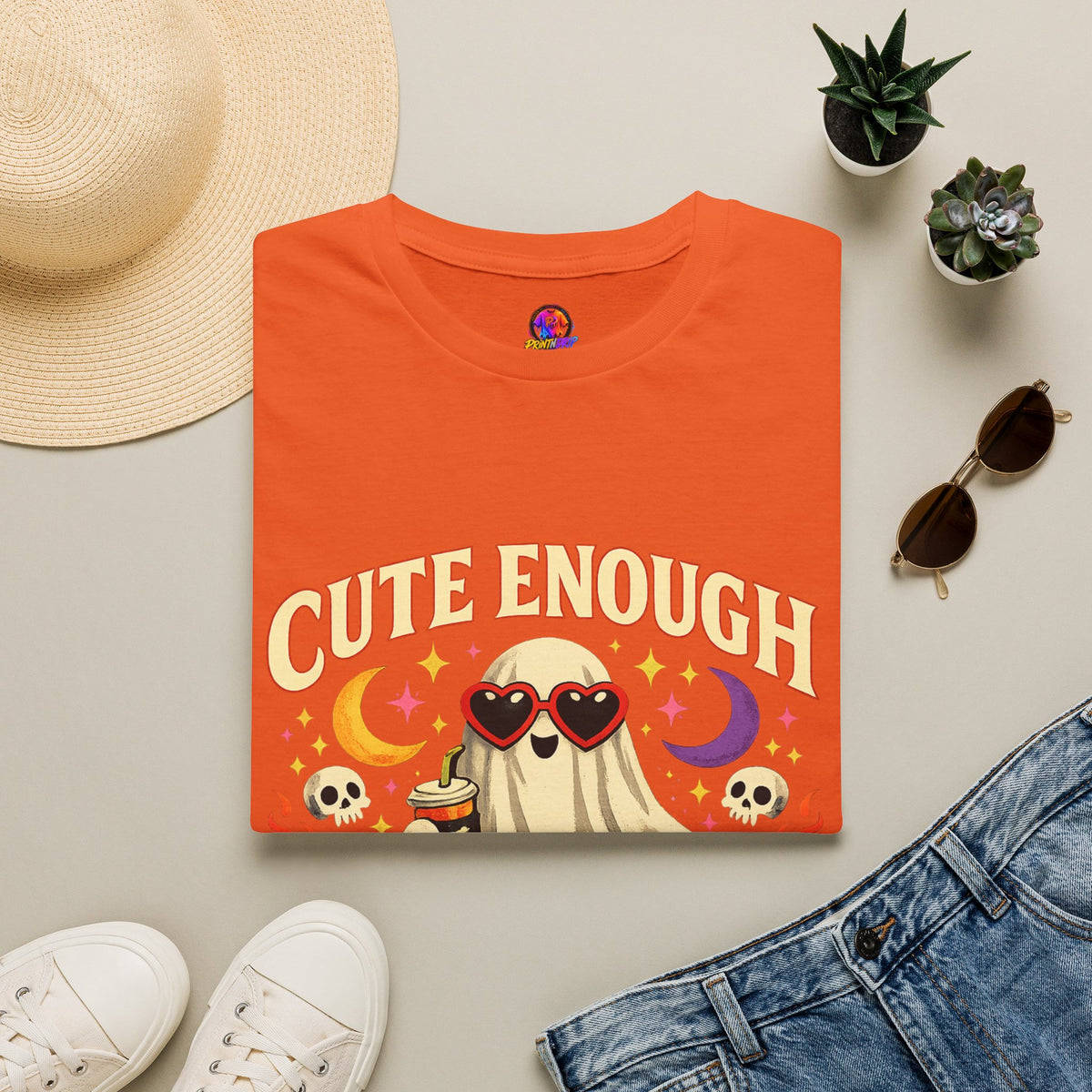 Halloween Cute Enough Unisex Softstyle T-Shirt
