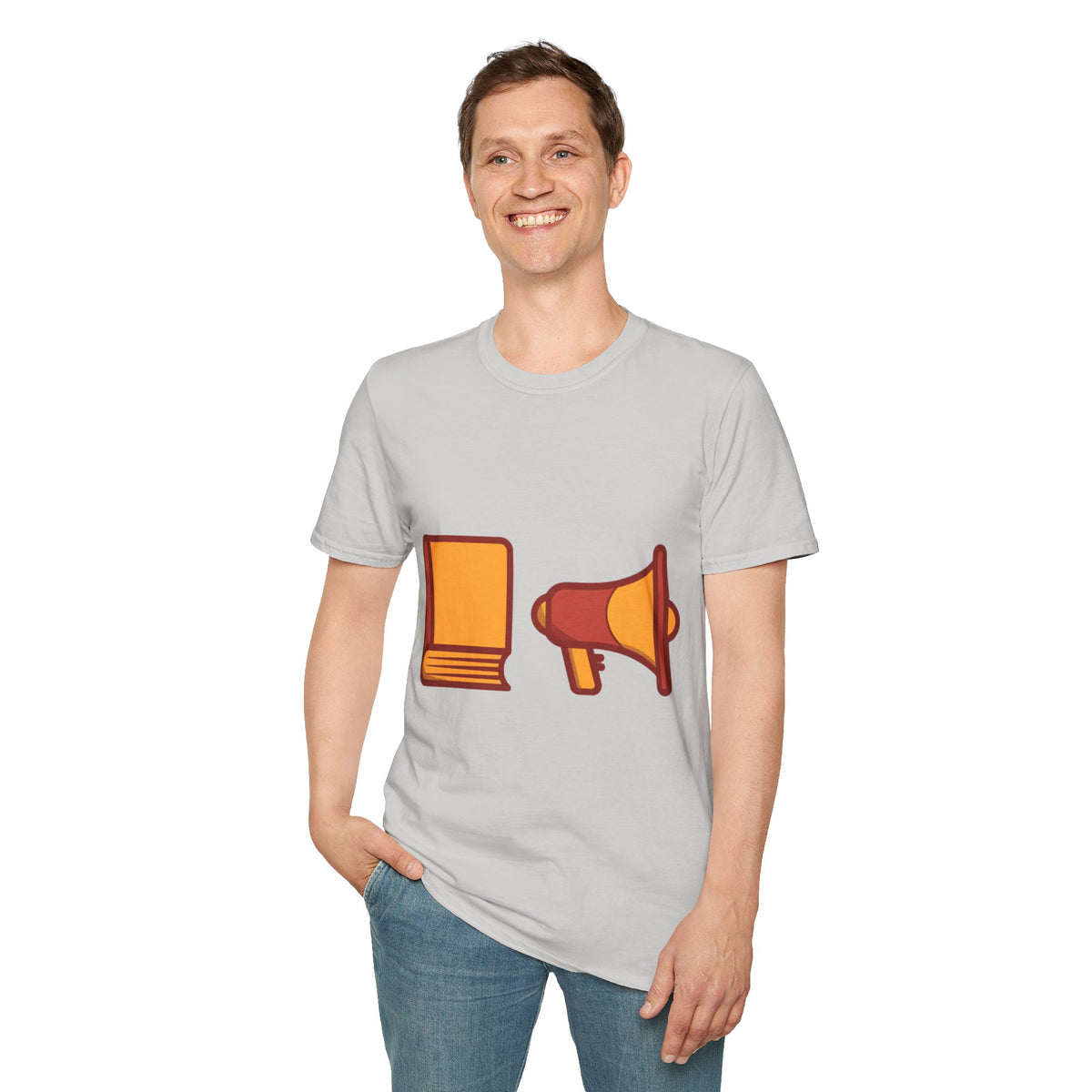 Book & Megaphone T-Shirt — Literary Advocate Tee - Trending Now - September 2026
