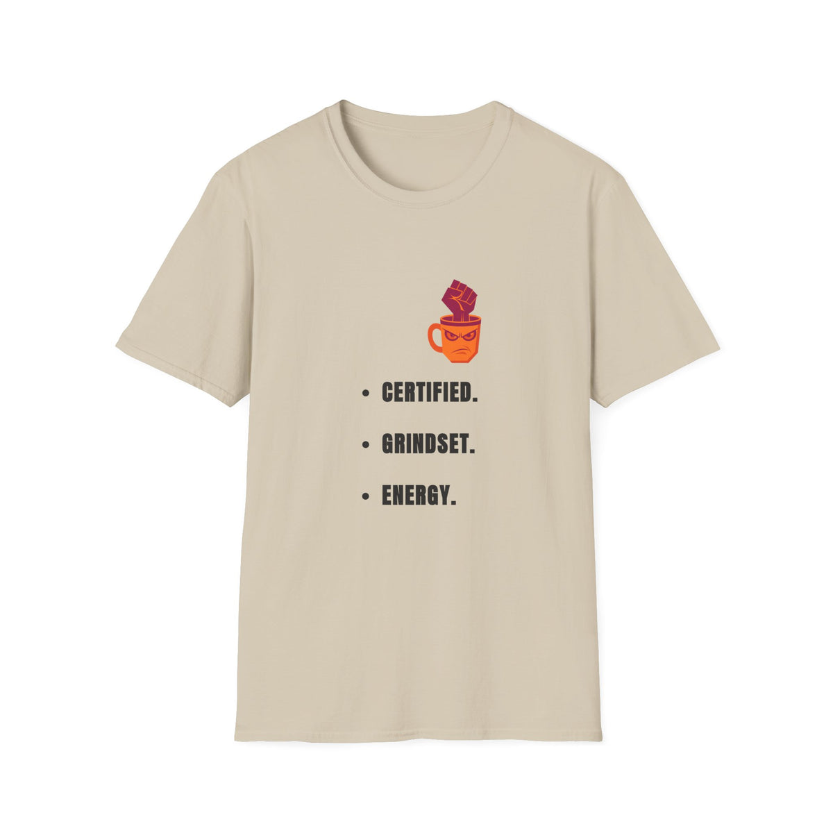 Certified Mindset Tee — "Certified. Mindset. Energy." Motivational Graphic T-Shirt - Trending Now - September 2026