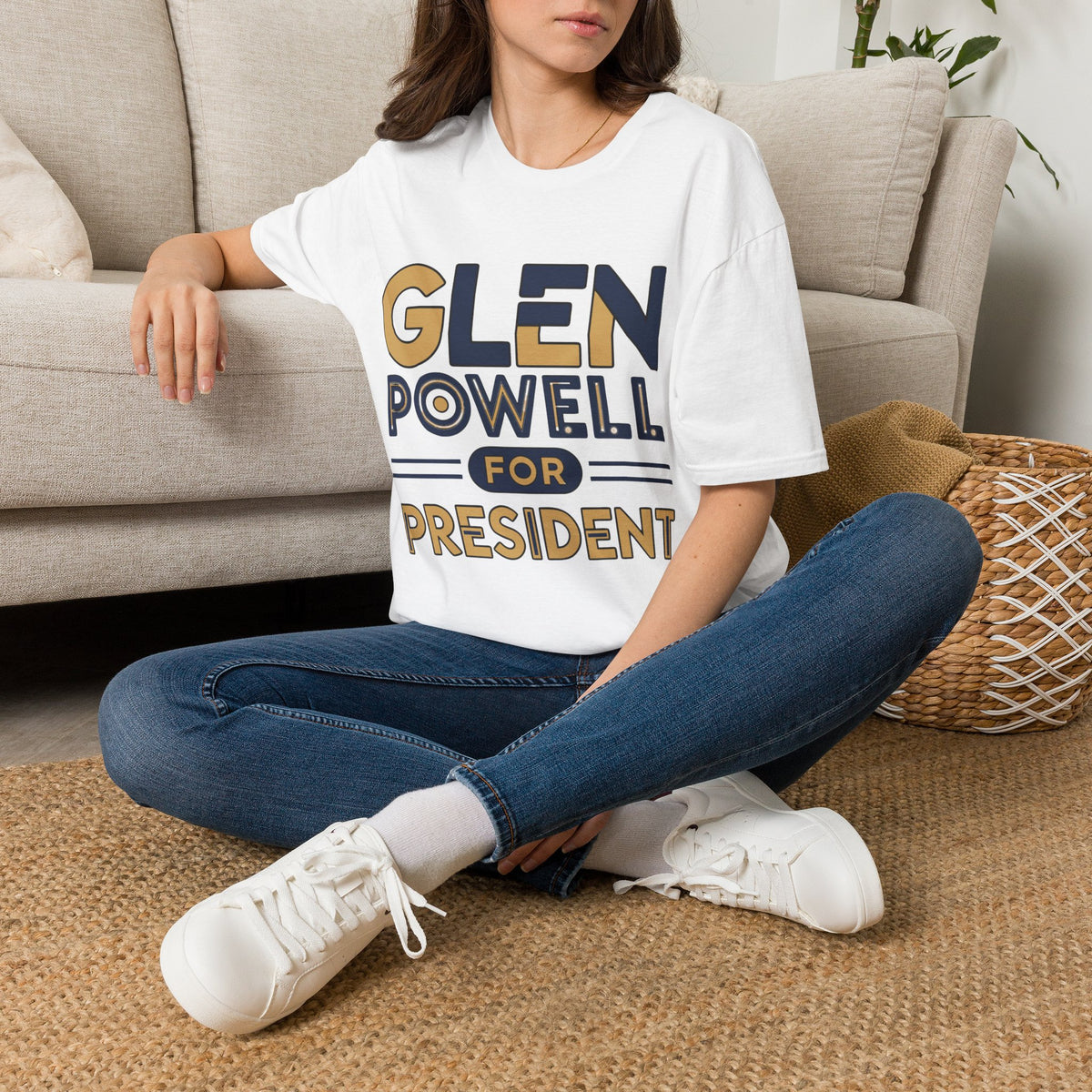 Glen Powell for President T‑Shirt - Trending Now - August 2026