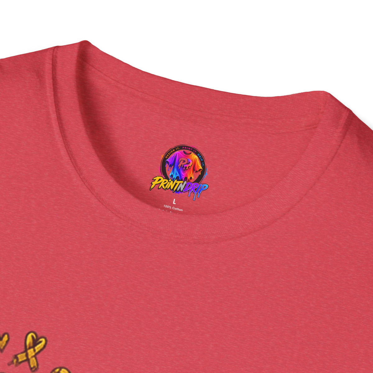Hope Lives Here Gold Ribbon Butterfly Childhood Cancer Awareness T-Shirt