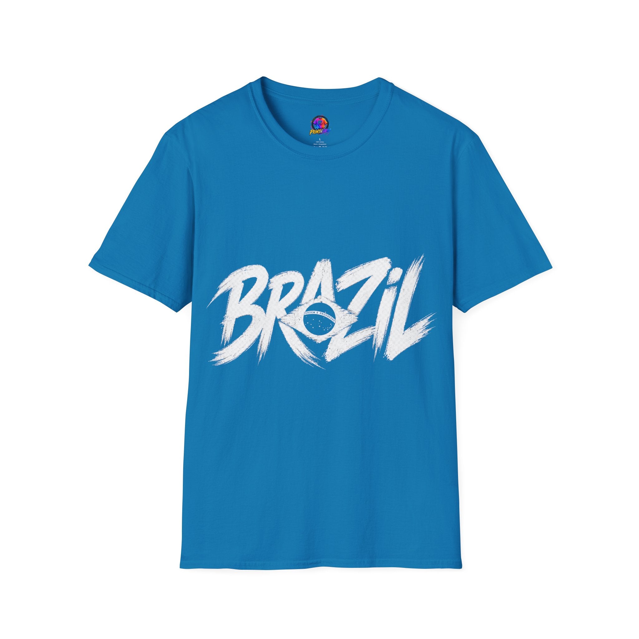 Brazil Minimal Marble Waves T-Shirt