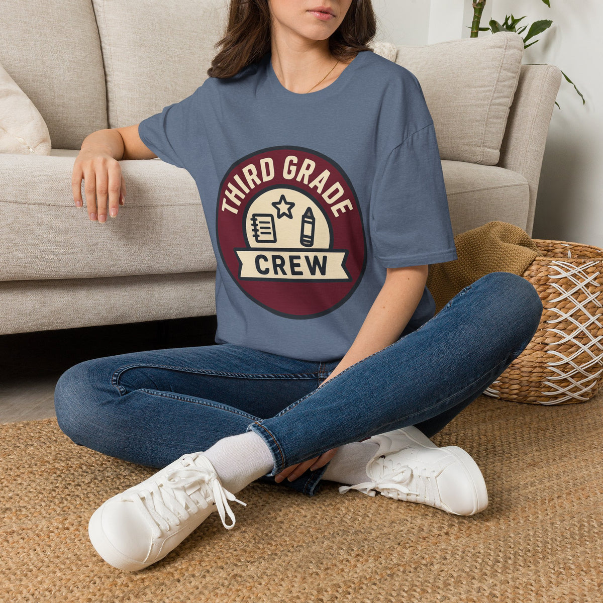Third Grade Crew T-Shirt — Retro School Teacher & Student Tee - Trending Now - August 2026