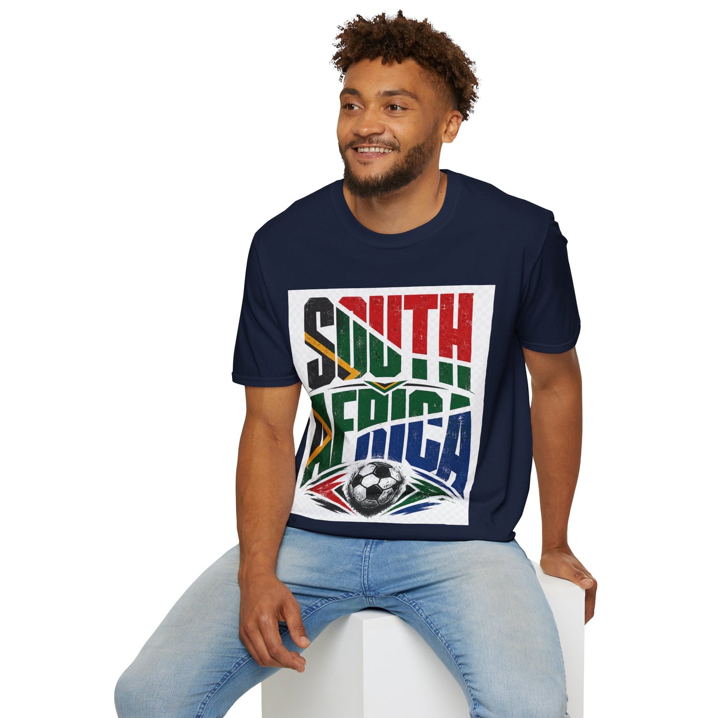 South Africa Soccer T-Shirt — Vintage Flag Football Fan Tee
