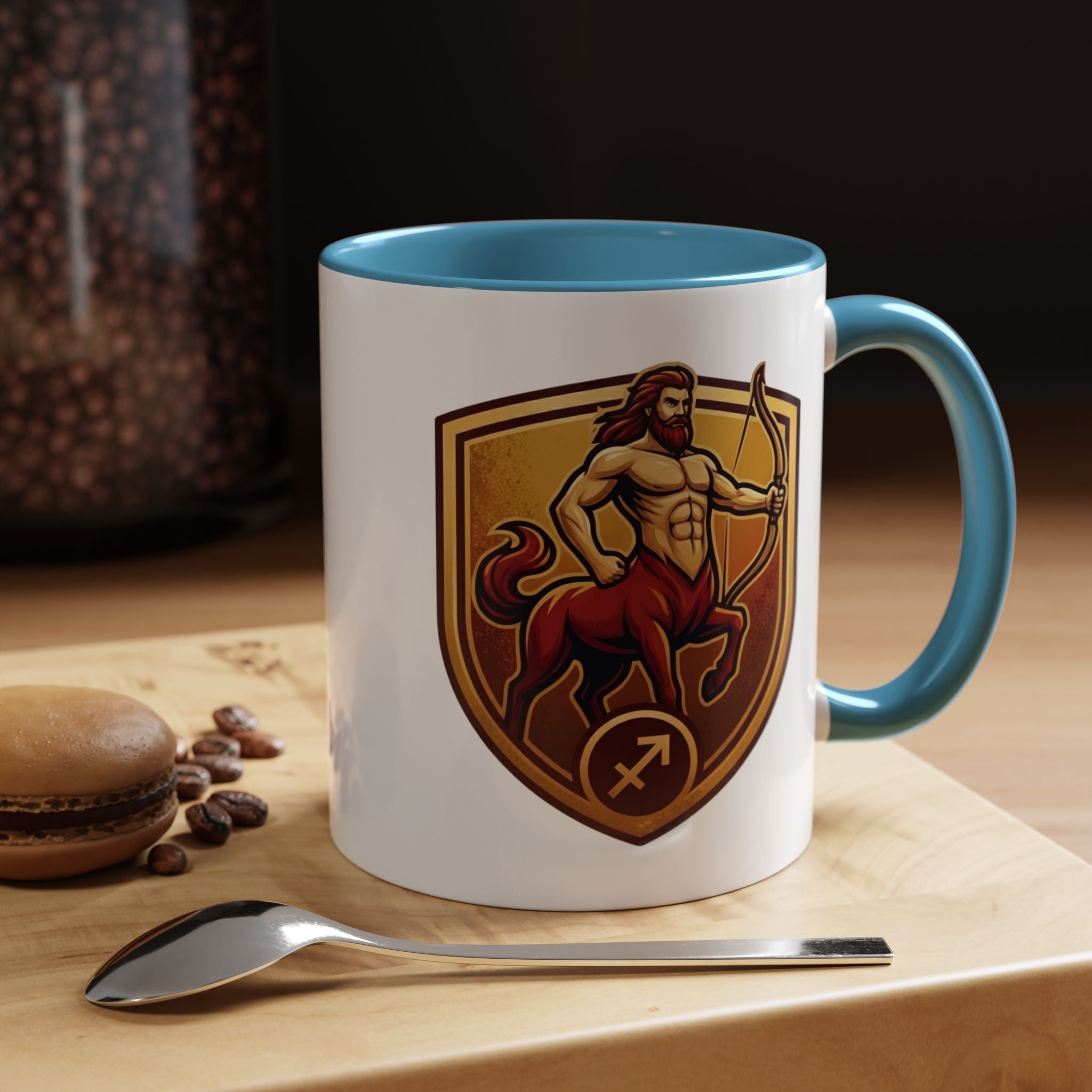 Sagittarius Centaur Coffee Mug — Zodiac Archer Accent Mug (11/15oz)
