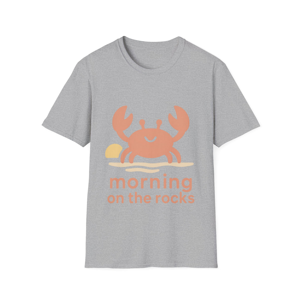 Cute Crab Morning on the Coast Graphic Tee - Trending Now - September 2026