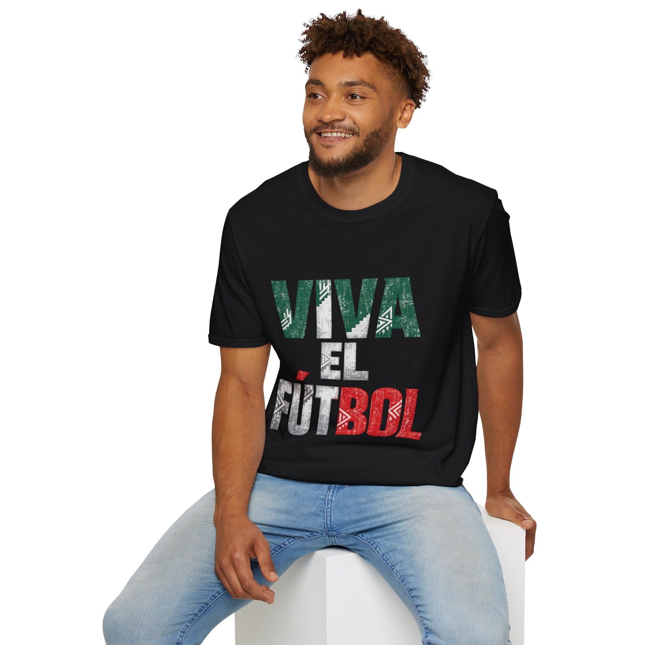 Mexico T-Shirt — "Viva El Fútbol" Mexican Soccer Graphic Tee