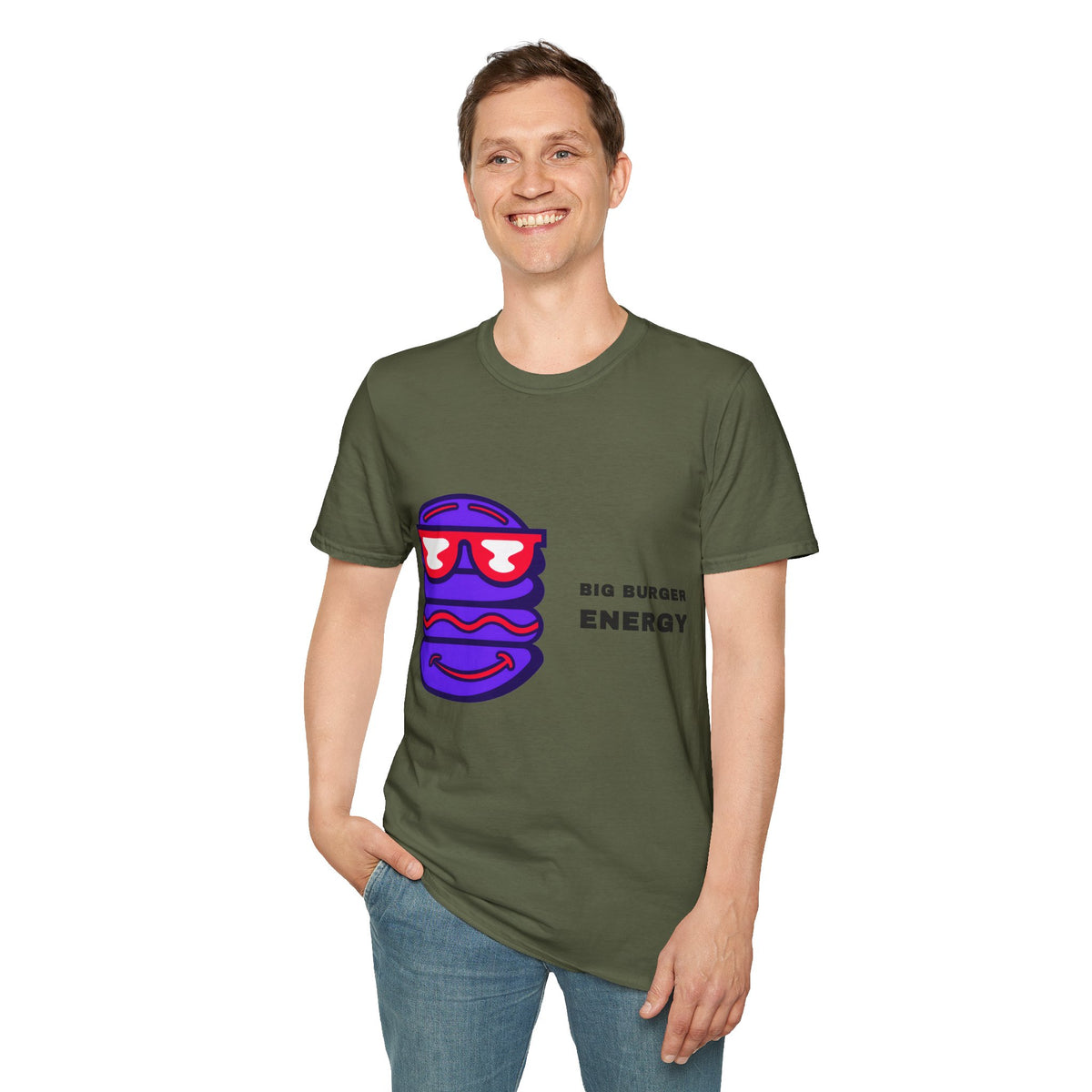 Big Bubbly Energy T-Shirt — Fun Sunglasses Emoji Graphic Tee - Trending Now - September 2026