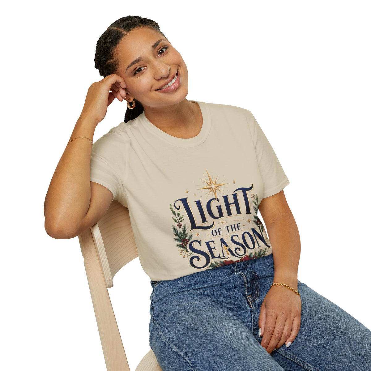 Light of the Season T-Shirt — Christmas Star Holiday Tee