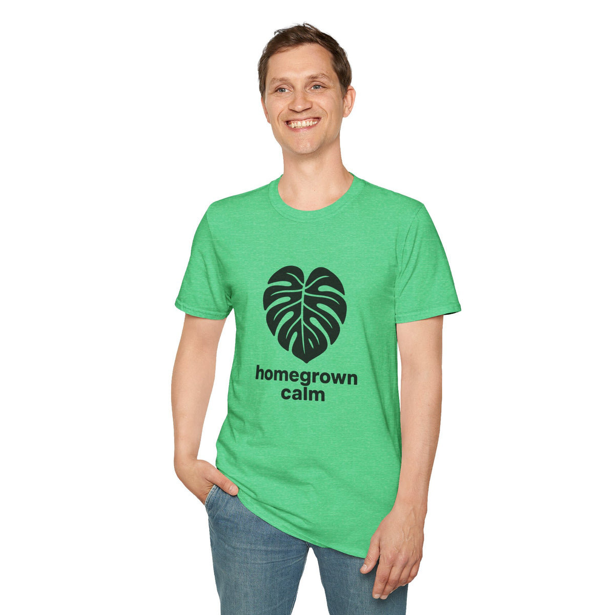 Black T‑Shirt with Subtle Heartroots Graphic – Minimal Plant Lover Tee - Trending Now - August 2026