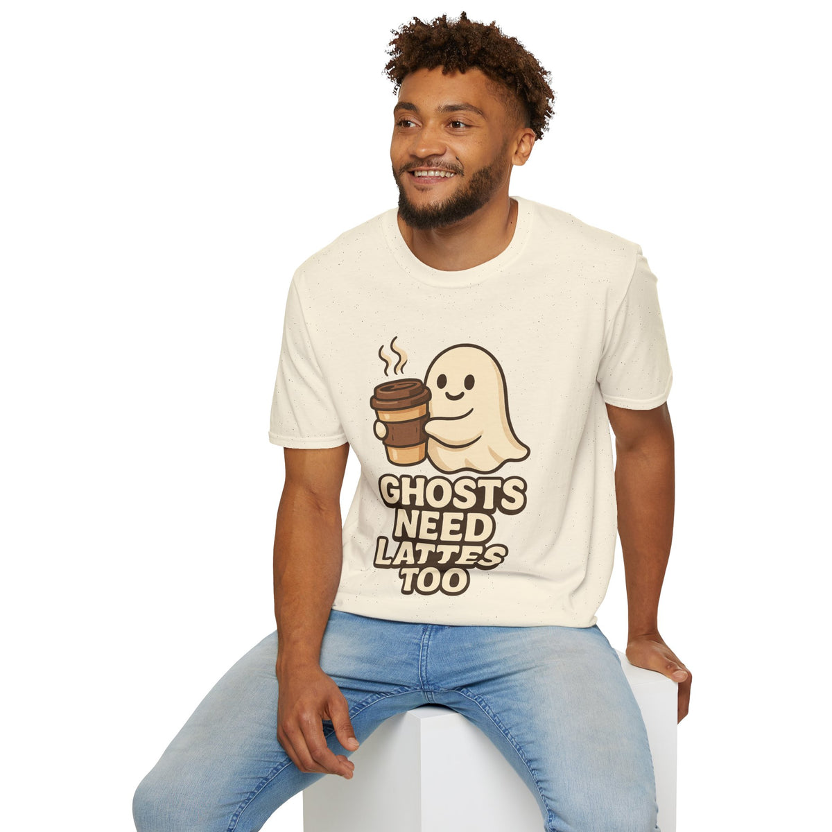 Ghosts Need Lattes Too T-Shirt - Trending Now - August 2026