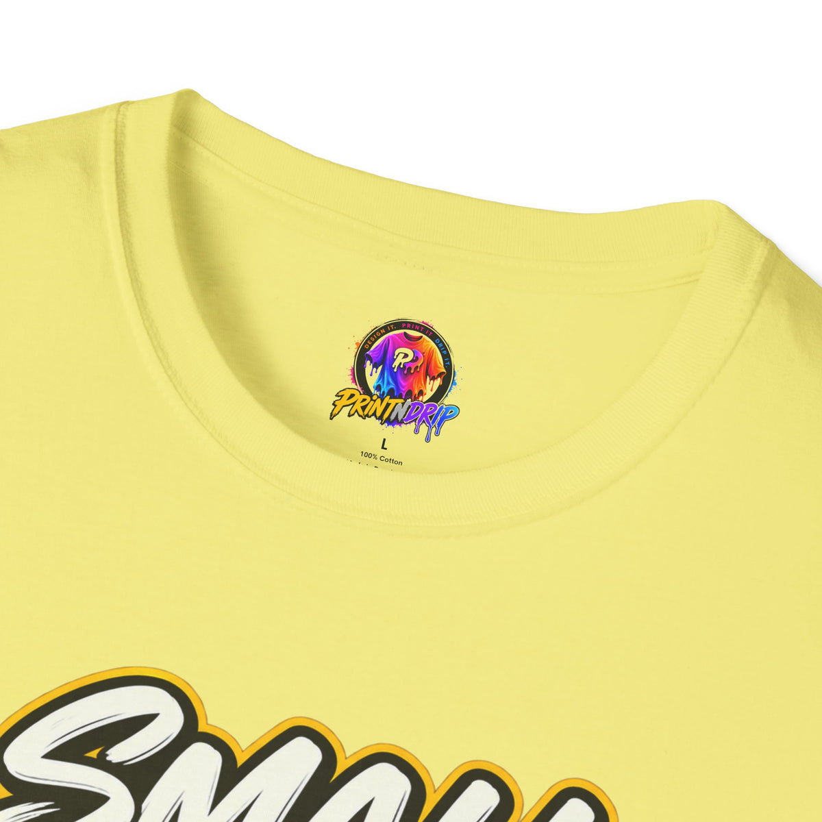 Children's Cancer Awareness T-Shirt — "Small Hands Big Courage" Yellow Ribbon
