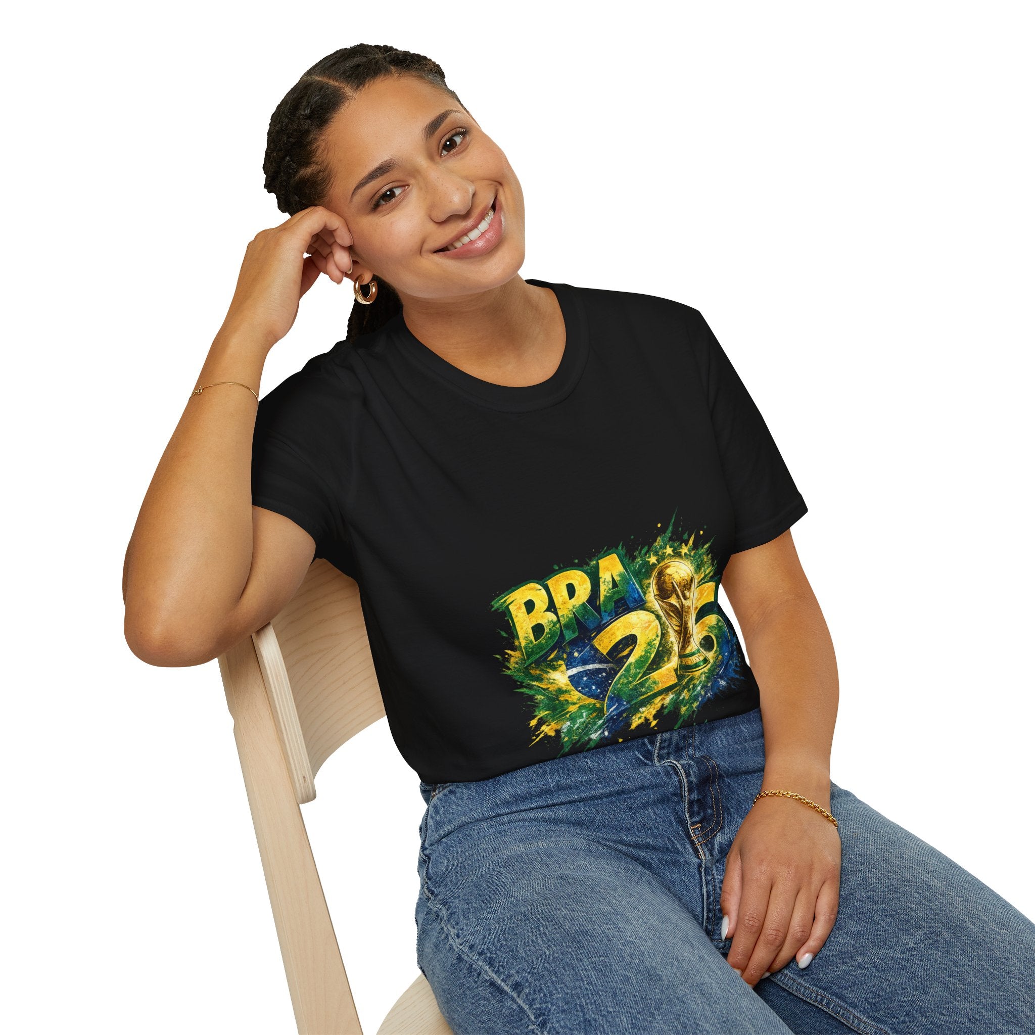Brazil 25 T‑Shirt — Brazil Soccer World Cup Graphic Tee