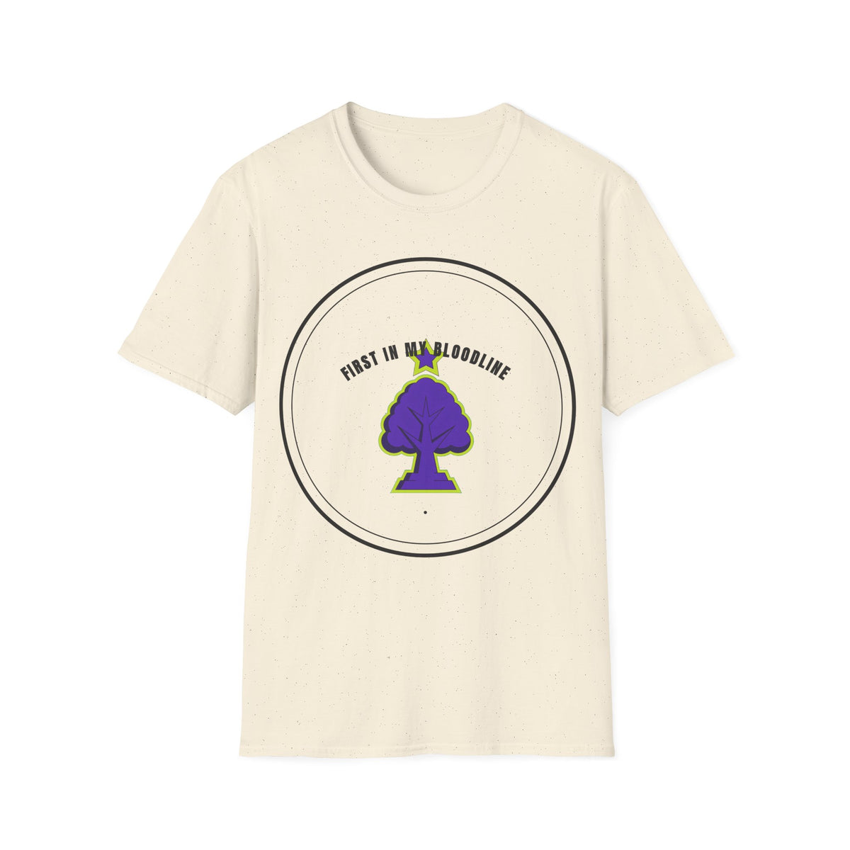 T‑Shirt — "First in My Bloodline" Purple Tree Graphic Tee - Trending Now - September 2026