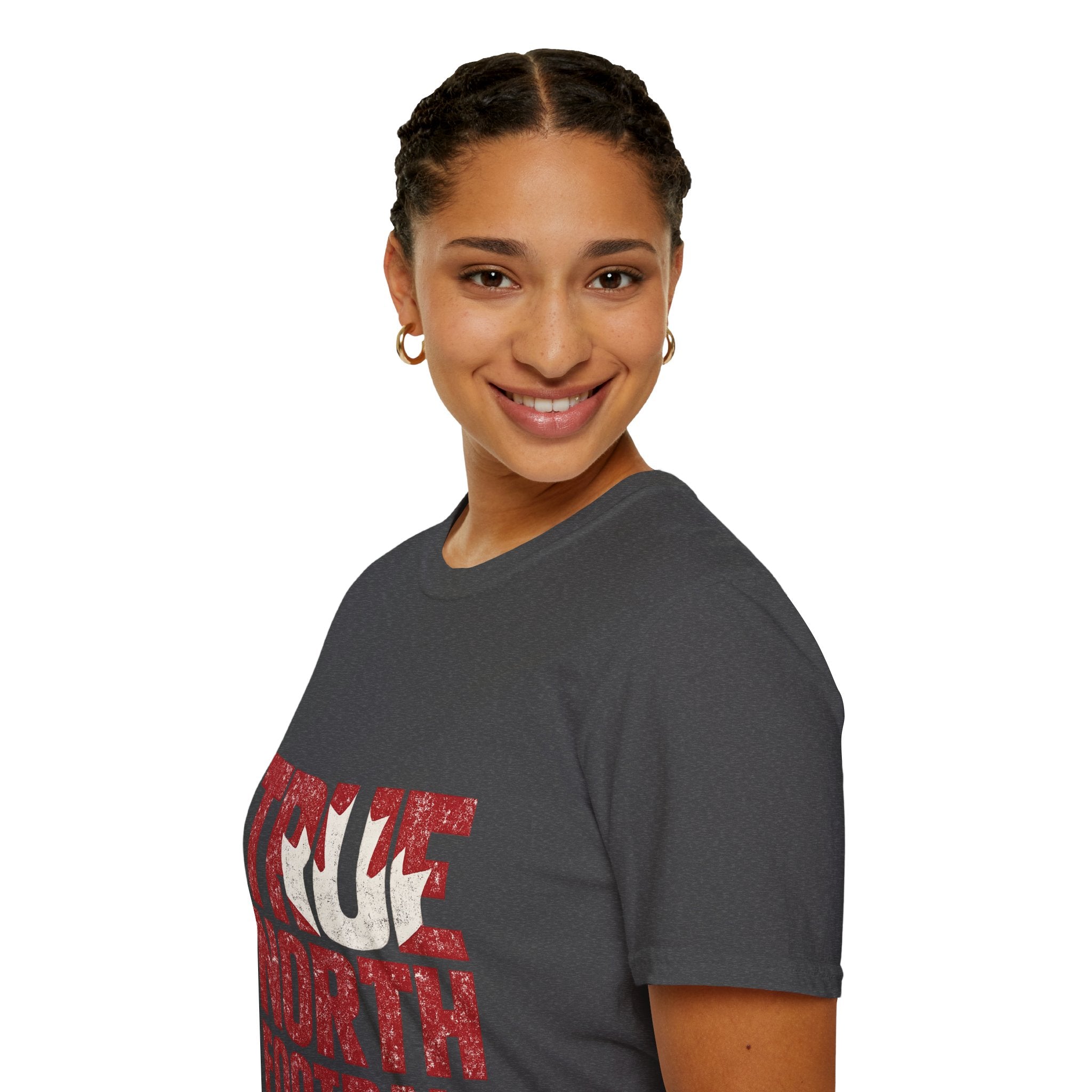 Canada True North Football T-Shirt — Vintage Canadian Leafs Sports Tee