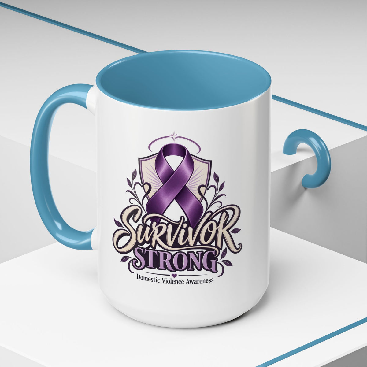 Domestic Violence Awareness Survivor Strong Coffee Mug
