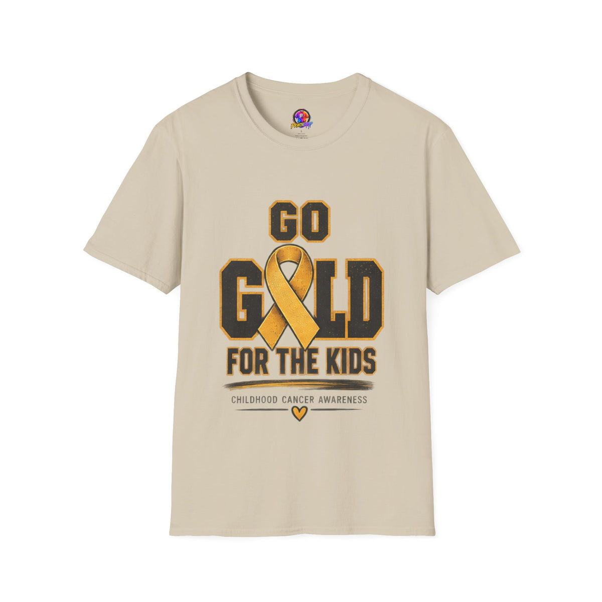 Go Gold For The Kids T-Shirt — Childhood Cancer Awareness Tee