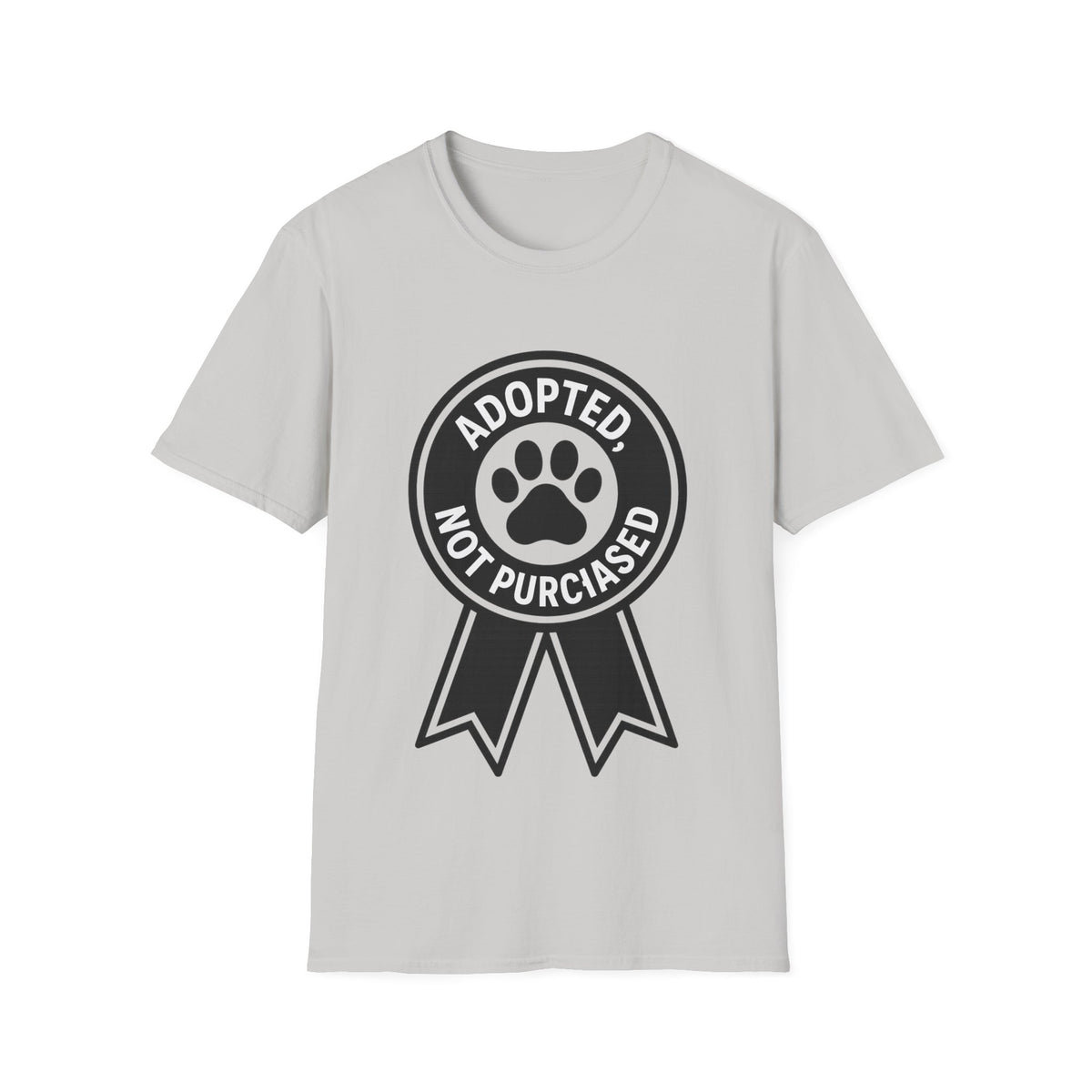 Adopted Not Purchased Graphic T-Shirt — Rescue Pet Awareness Tee - Trending Now - August 2026