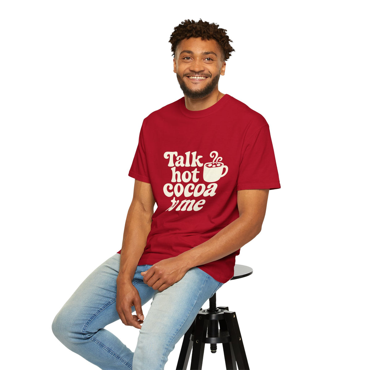 Talk Hot Cocoa To Me Tee - Funny Winter Mug Graphic T-Shirt - Trending Now - October 2026