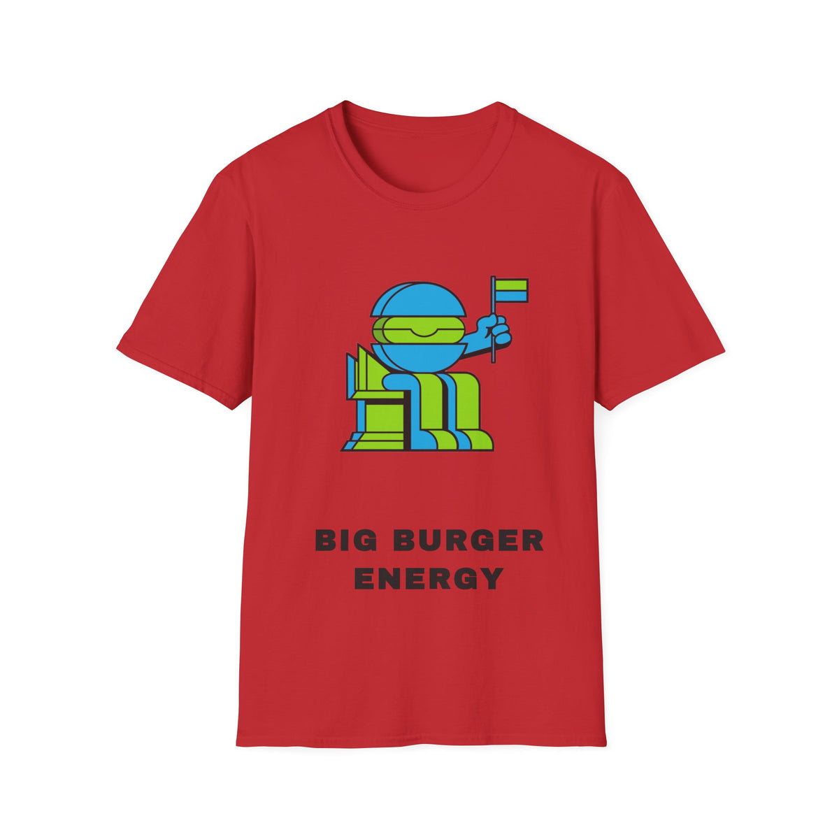 Big Burger Energy T-Shirt — Cute Retro Robot Graphic Tee - Trending Now - September 2026