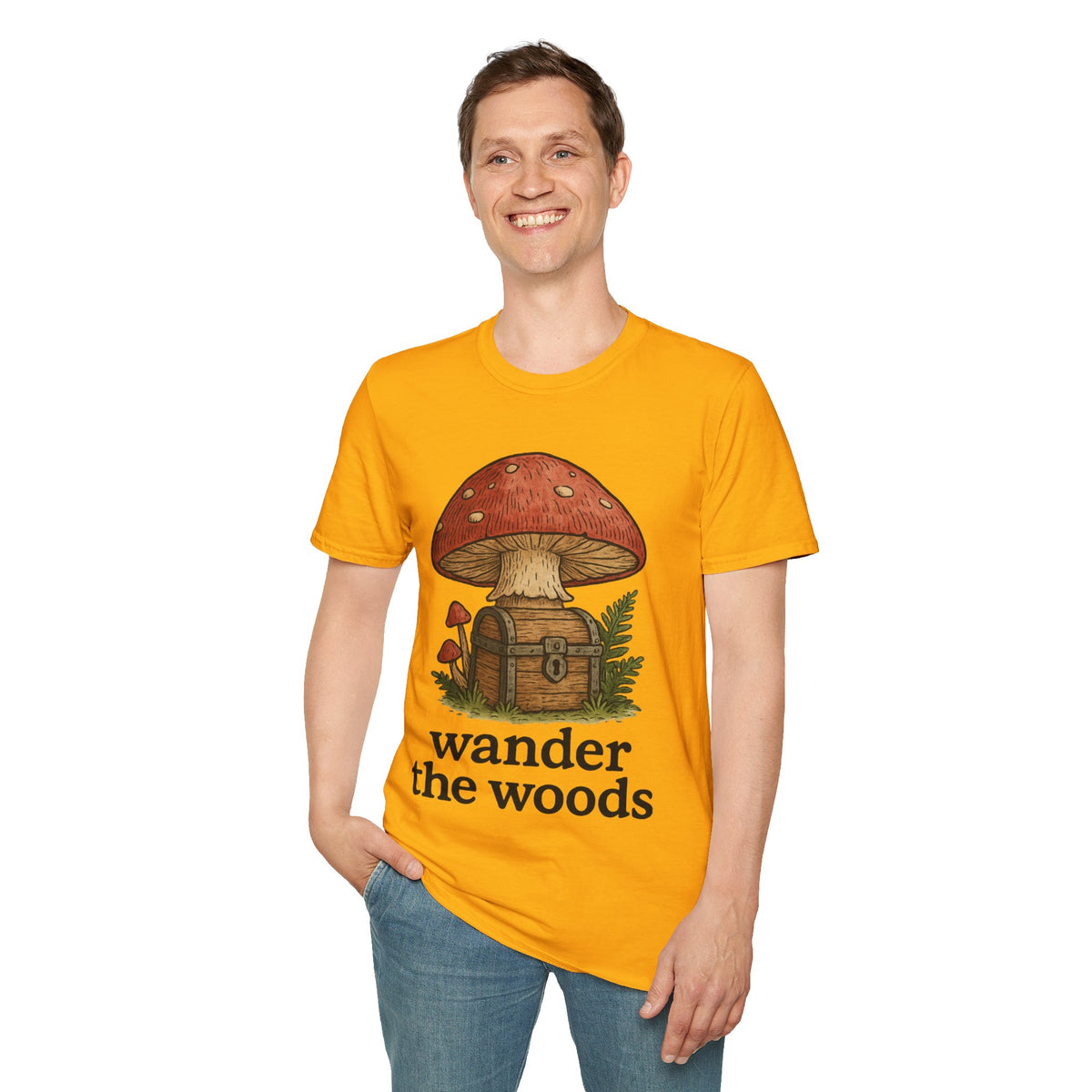 Mushroom Fairy Door T-Shirt — Whimsical Red Toadstool Graphic Tee - Trending Now - September 2026