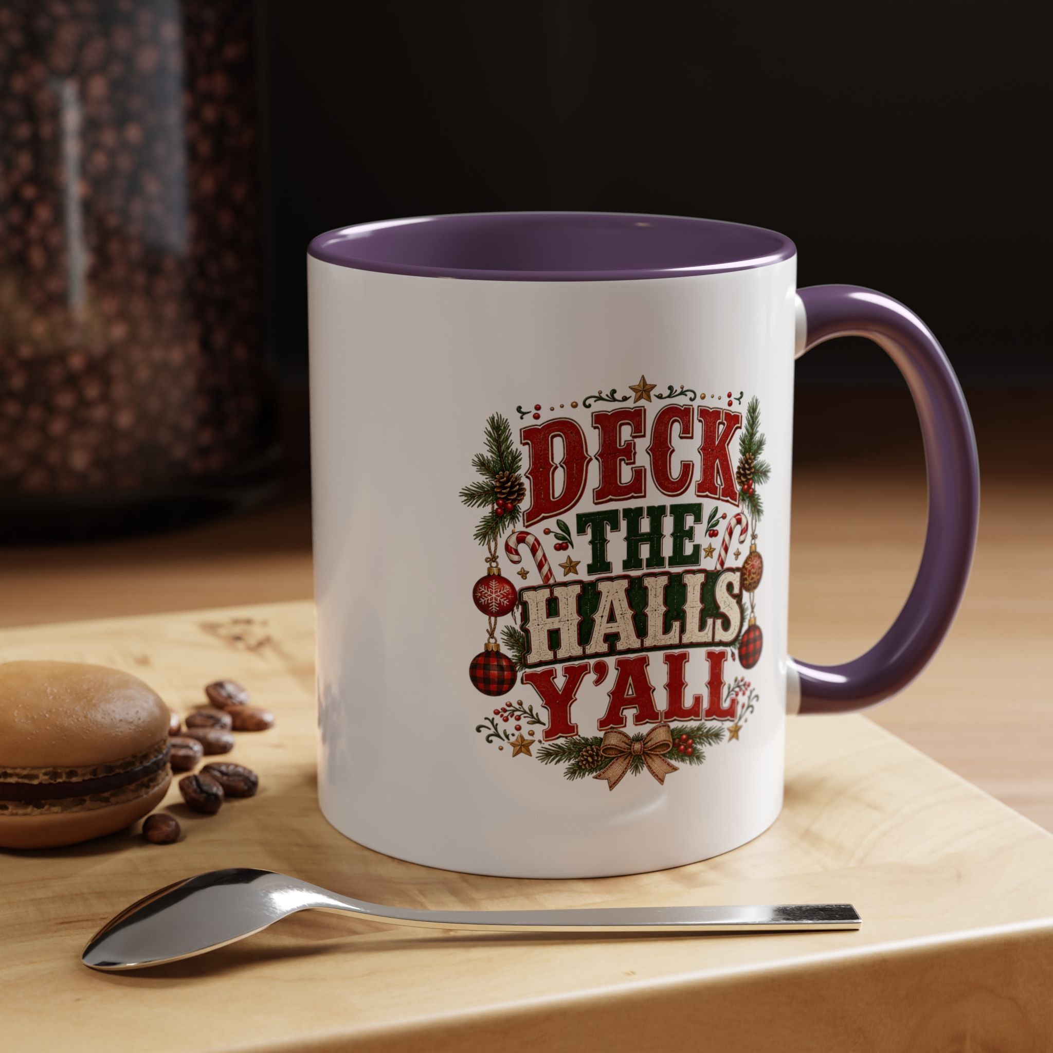 Deck the Halls Y'all Christmas Coffee Mug