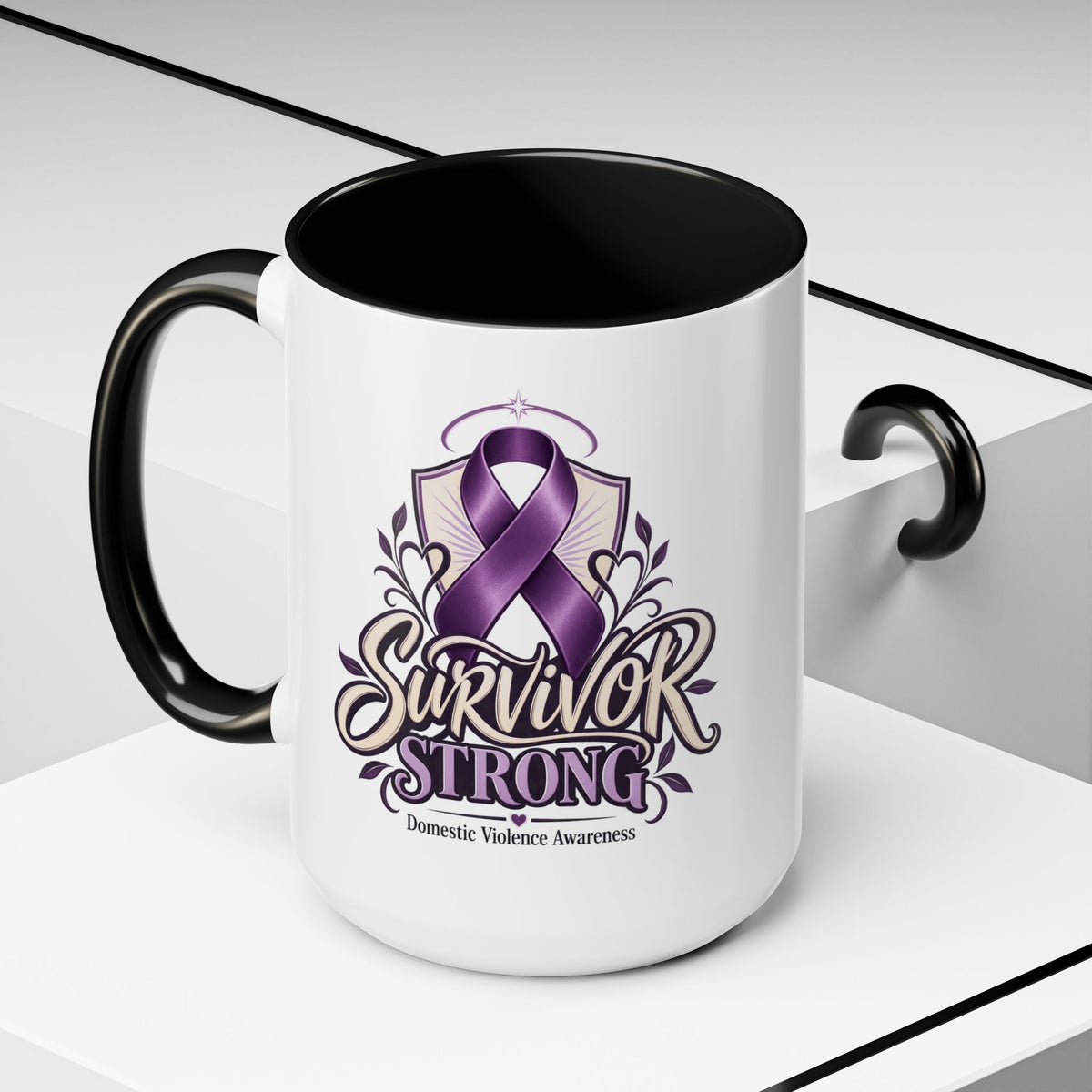 Domestic Violence Awareness Survivor Strong Coffee Mug
