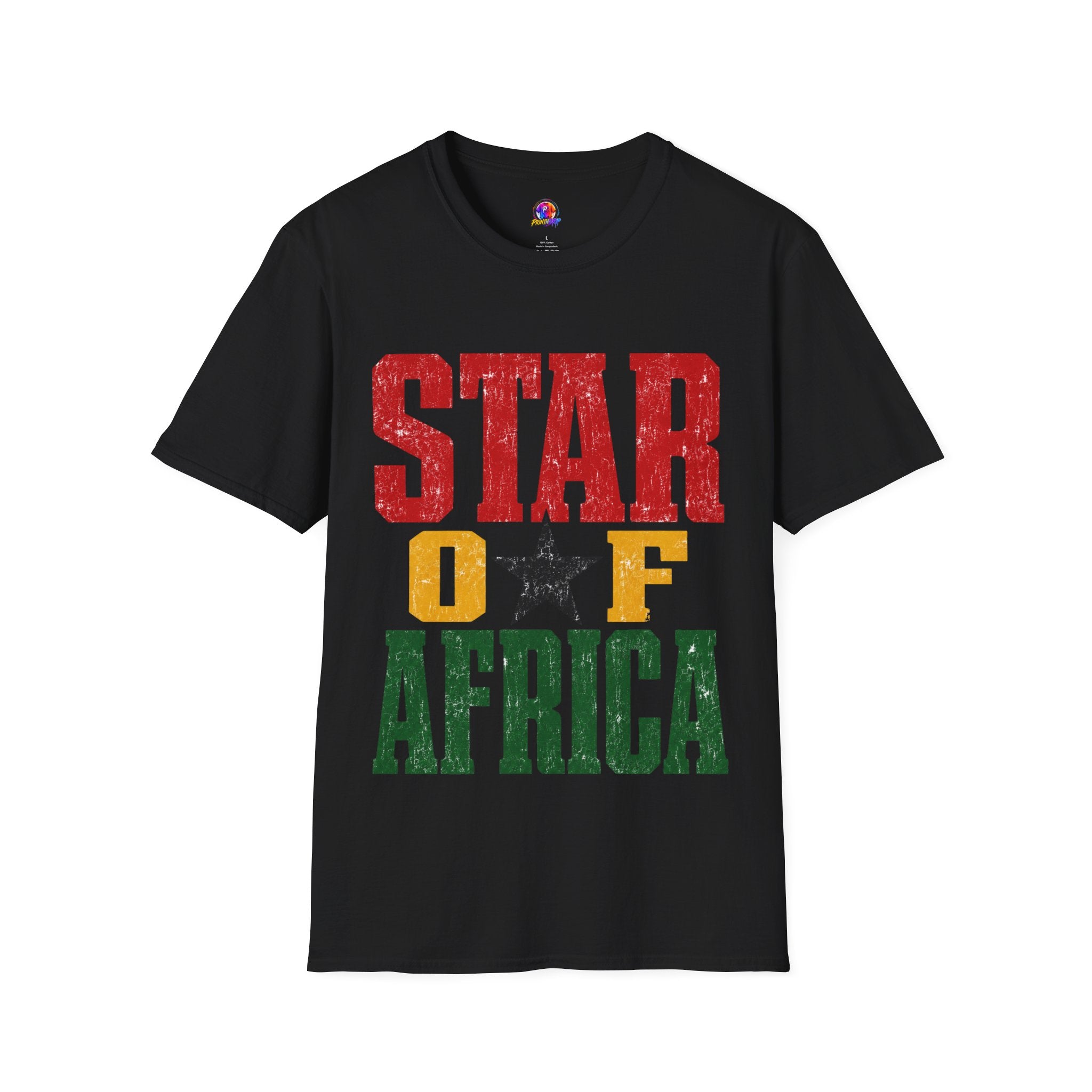 Ghana Star of Africa T-Shirt — Retro Pan-African Graphic Tee