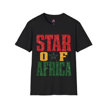 Ghana Star of Africa T-Shirt — Retro Pan-African Graphic Tee