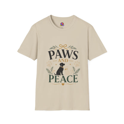 Paws and Peace T-Shirt — Cozy Pet Lover Tee