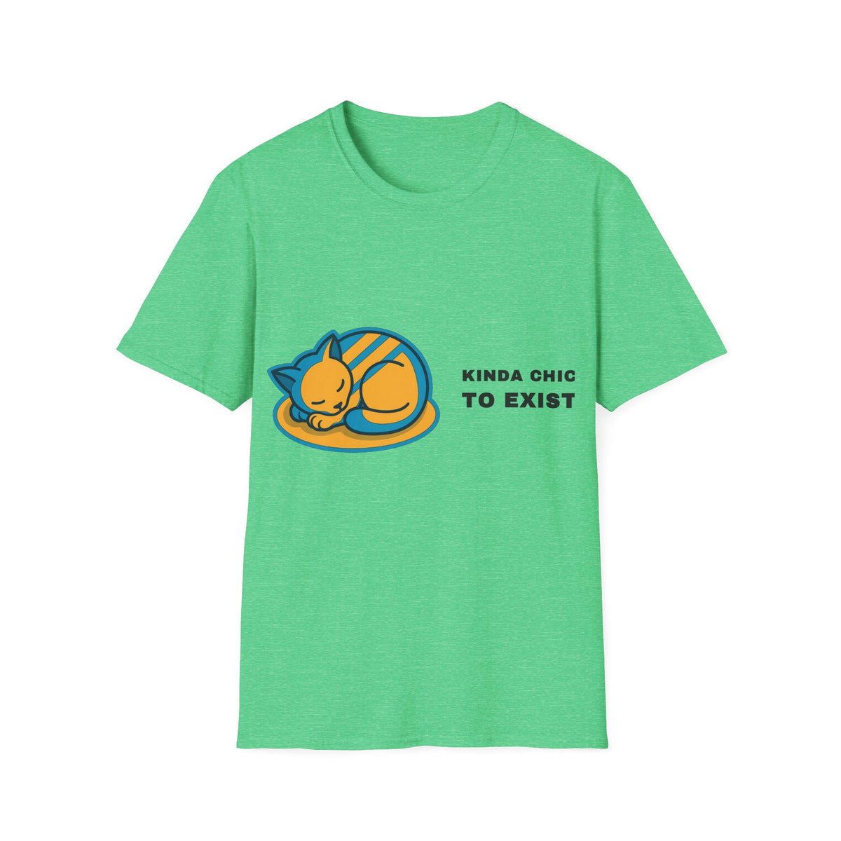 Cat Nap T‑Shirt - 'Kinda Okay To Exist' Cute Sleeping Cat Graphic Tee - Trending Now - September 2026
