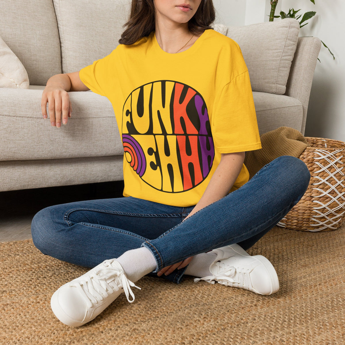 Funk Vibes Graphic T-Shirt — Retro 70s Circle Design - Trending Now - August 2026