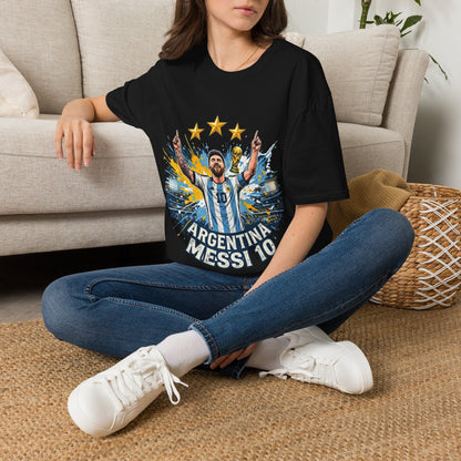 Argentina Messi Soccer T‑Shirt — World Cup Champion Fan Tee