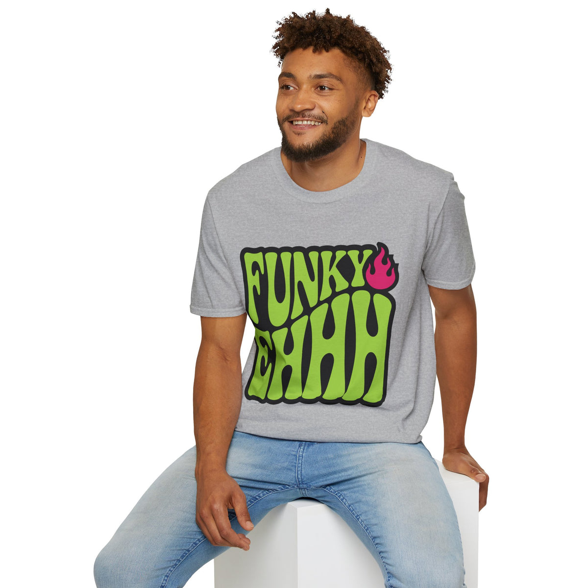 Funky Chili T-Shirt — Retro Psychedelic Green Flame Graphic Tee - Trending Now - August 2026