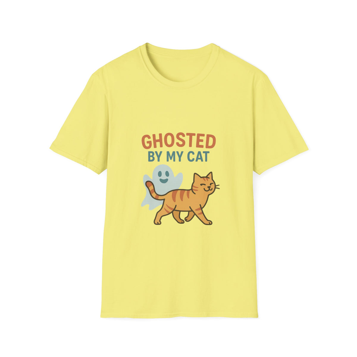Ghosted By My Cat T-Shirt — Cute Funny Cat Lover Tee - Trending Now - October 2026
