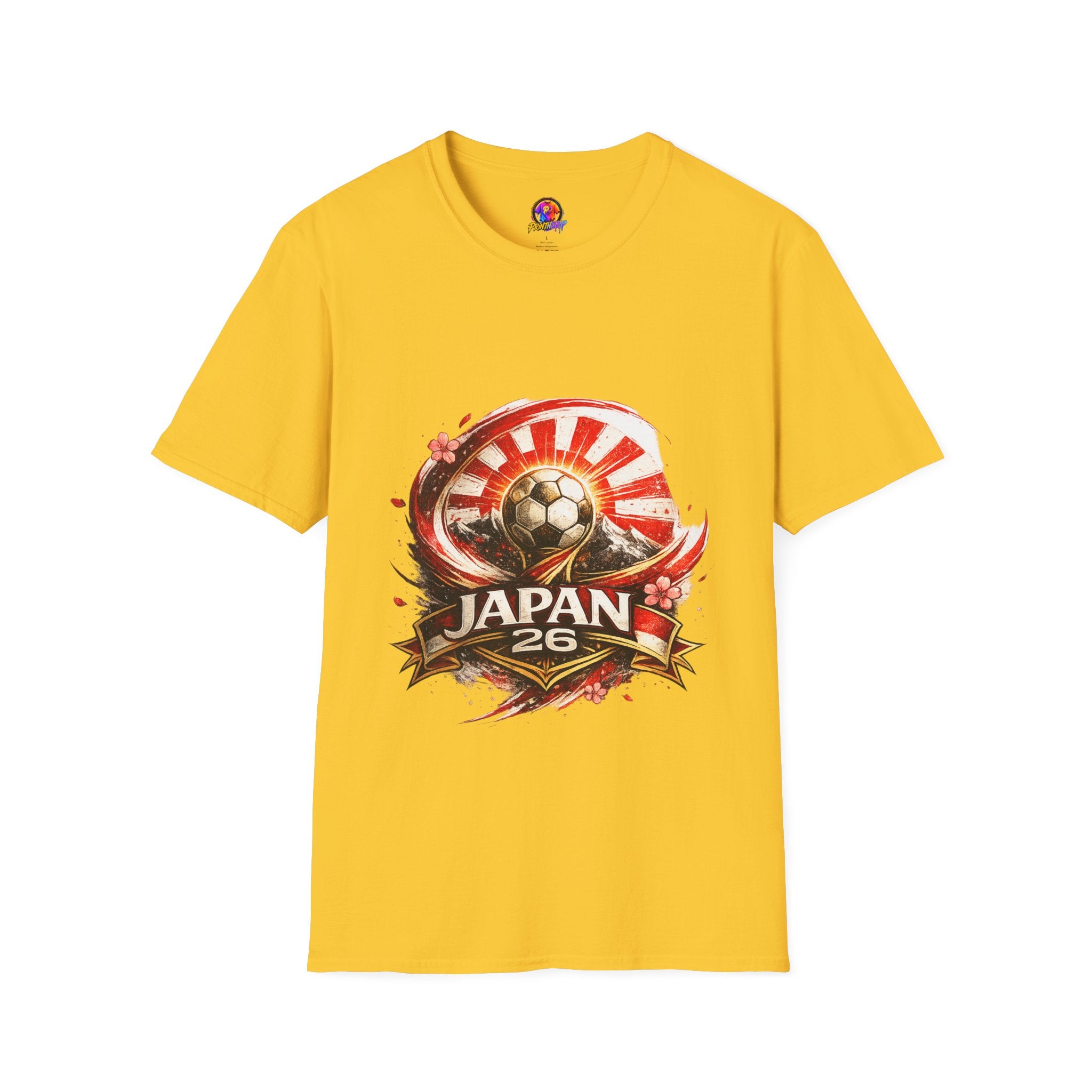 Japan Soccer T‑Shirt — Rising Sun Football Graphic