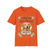 Forever My Best Friend Dog T-Shirt — Personalized Golden Retriever Tribute