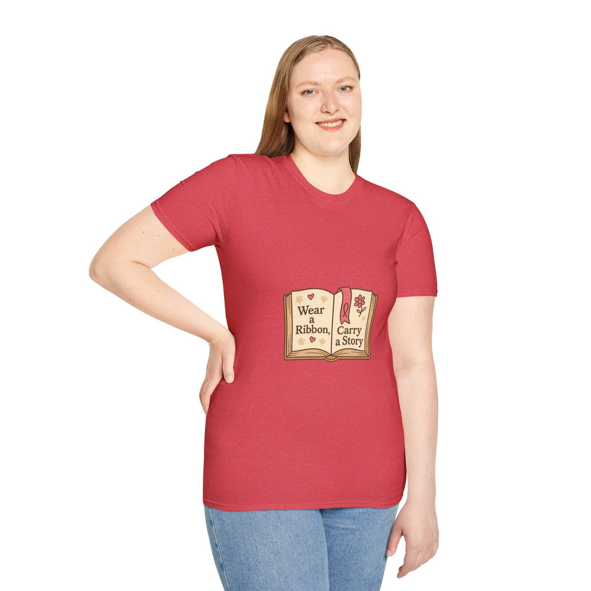 Book Lover T‑Shirt — "Wear a Ribbon, Carry a Story" Vintage Open Book Design - Trending Now - October 2026