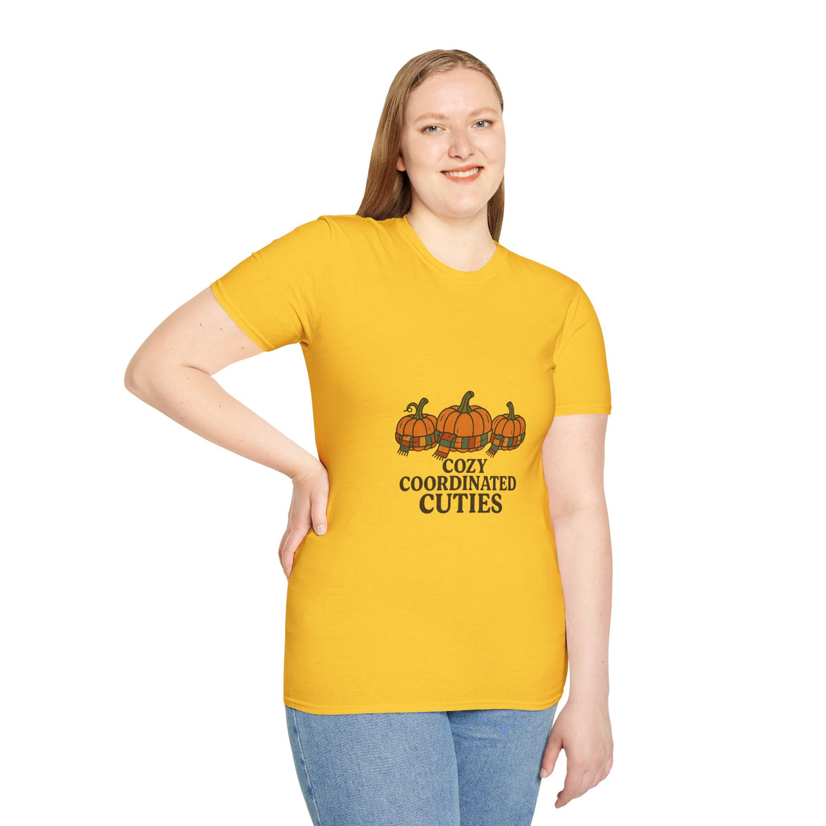 Cozy Coordinated Cuties Pumpkin Fall T-Shirt - Trending Now - October 2026