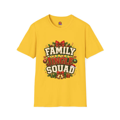 Family Jingle Squad Christmas T-Shirt — Festive Holiday Tee