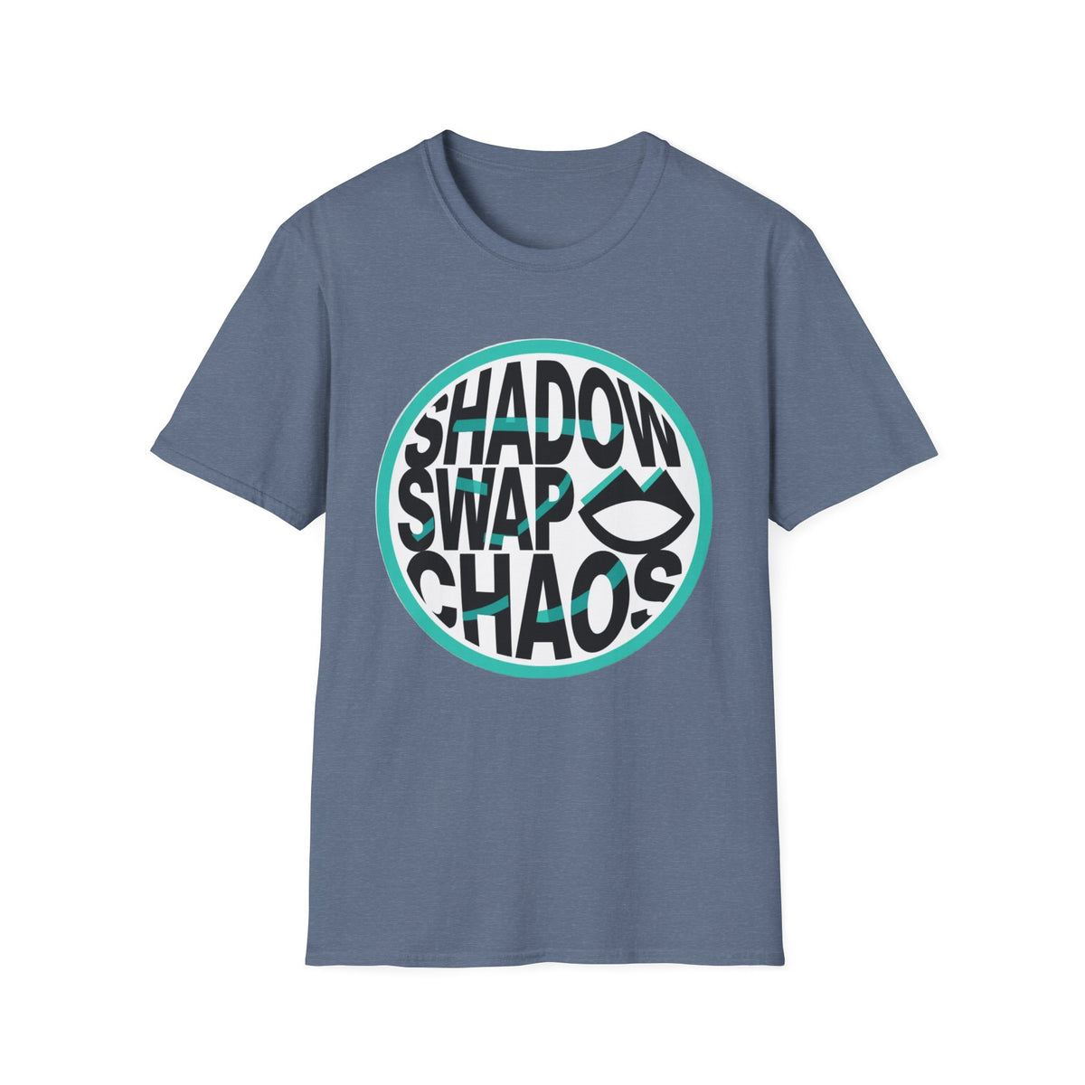 Shadow Swap Chaos T-Shirt — Retro Circular Surf/Skate Graphic Tee - Trending Now - August 2026