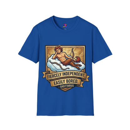 Sagittarius Zodiac T‑Shirt — Fiercely Independent, Easily Bored Astrology Tee