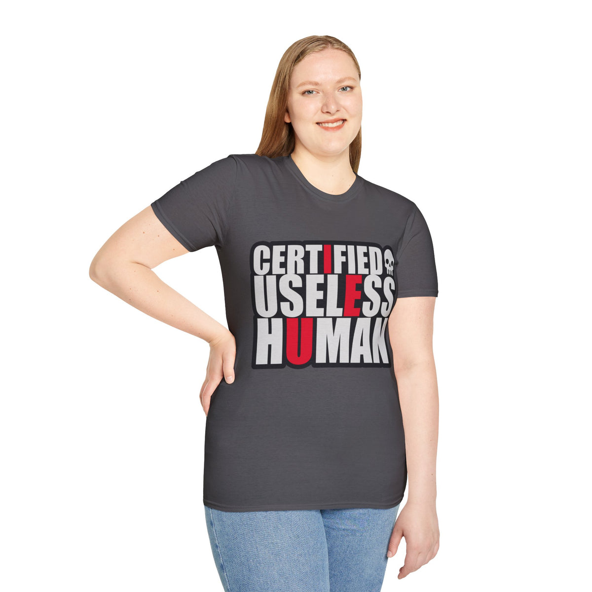 Certified Useless Human T-Shirt — Funny Sarcastic Graphic Tee - Trending Now - August 2026
