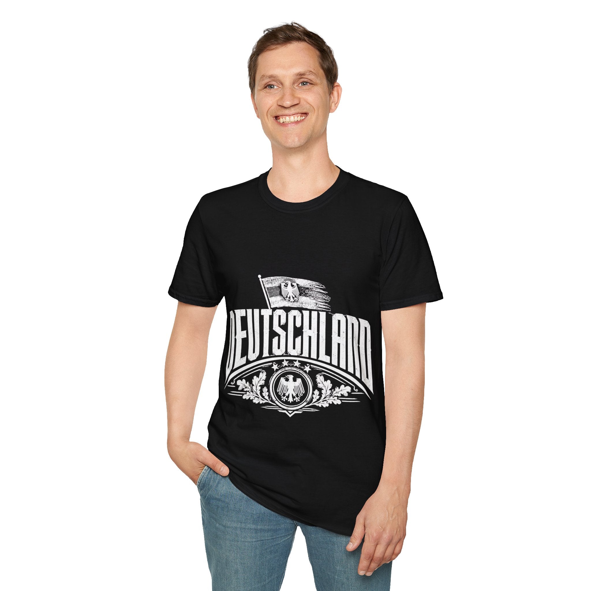 Germany Deutschland T-Shirt — Vintage German Crest Soccer Fan Tee