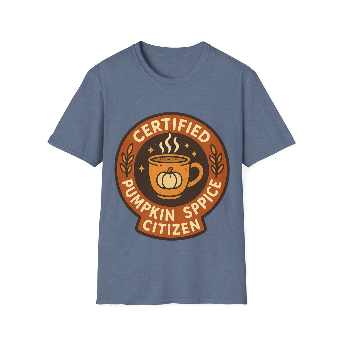 Certified Pumpkin Spice Citizen Badge T-Shirt, Retro Fall Season Coffee Mug Tee - Trending Now - September 2026
