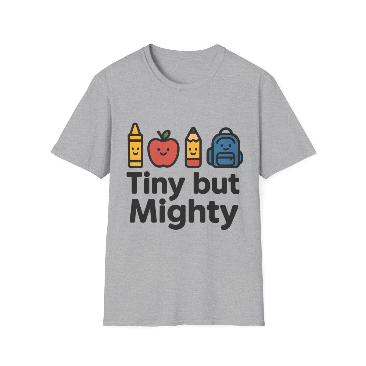Cute School Supplies Graphic T‑Shirt — Pencil Apple Crayon Backpack Design - Trending Now - August 2026