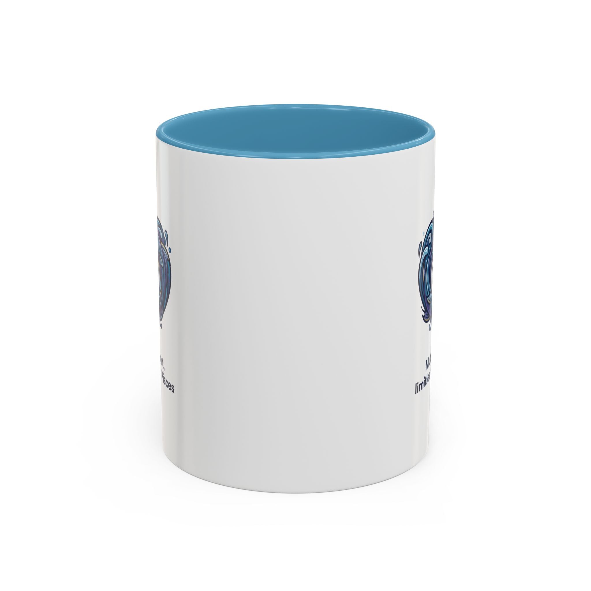 Pisces Heart Coffee Mug — "Mutable heart, limitless love" Zodiac Gift