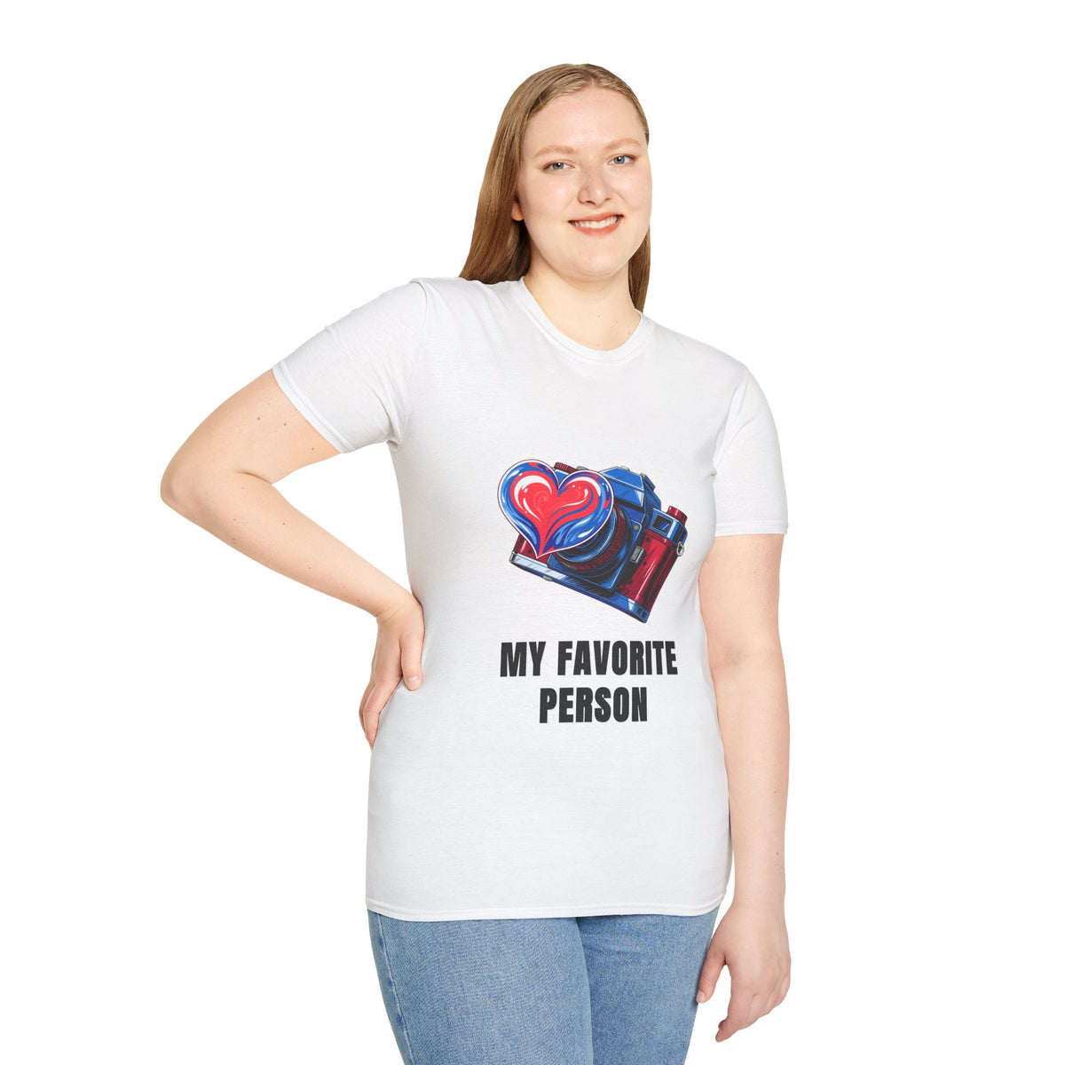 My Favorite Person Camera Heart T-Shirt — Photography Lover Graphic Tee - Trending Now - August 2026